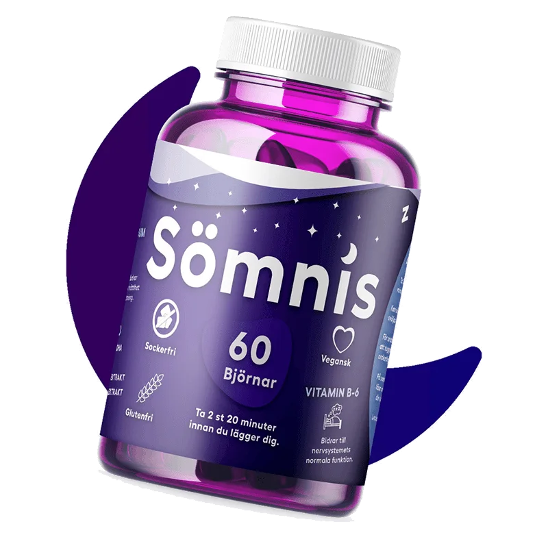 Sömnis Start – 1 burk gummibjörnar för bättre sömn