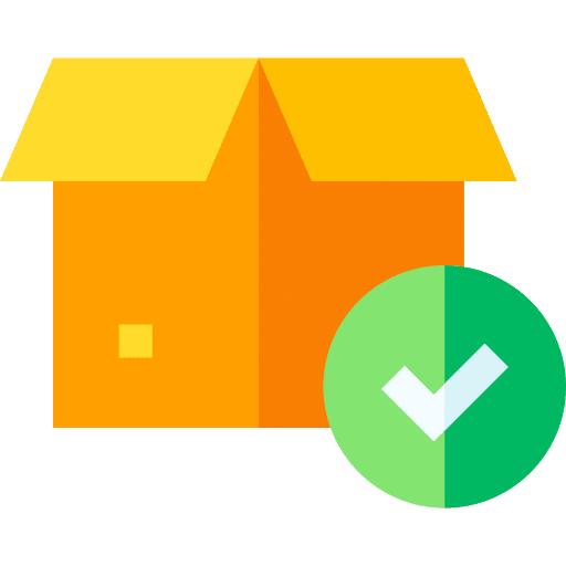 Sömnis paket med ett grönt checkmark